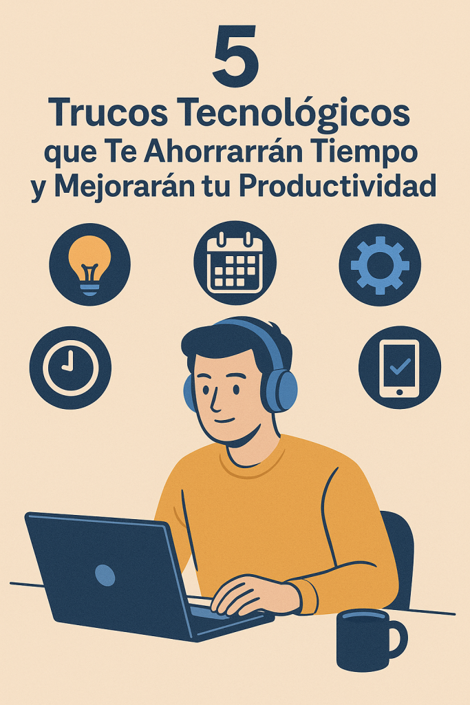 5 Trucos Tecnológicos que Te Ahorrarán Tiempo y Mejorarán tu Productividad